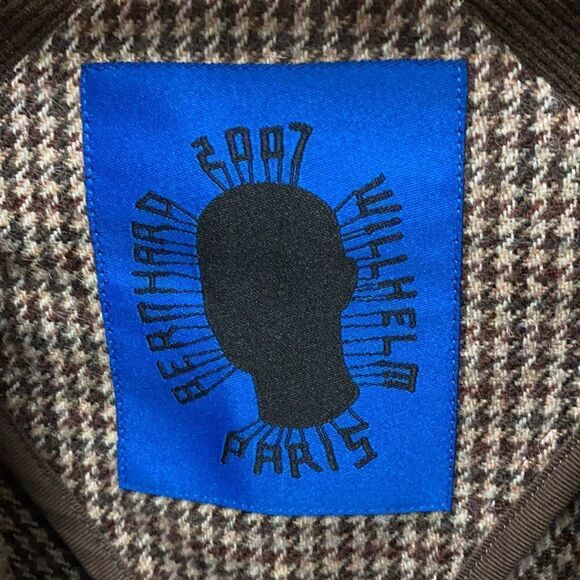 Bernard Willhelm Houndstooth Wool Sweater XS - Picture 2 of 5